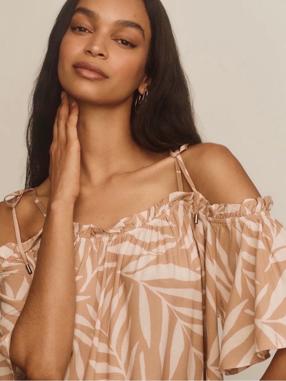 NWT Conditions Apply via Anthropologie Printed Tie-Strap Kaftan - One Size